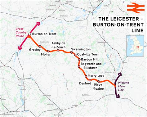 Burton upon Trent to Coalville